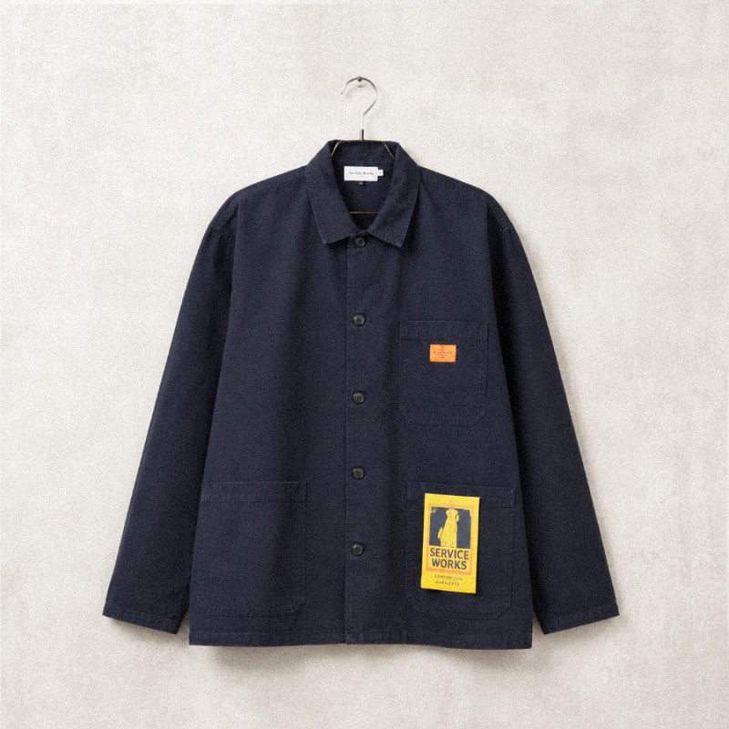Canvas Chore Shirt - Navy