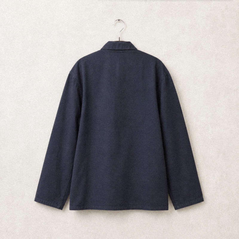 Canvas Chore Shirt - Navy 2