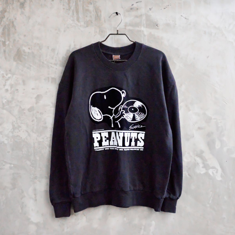Vinyl Record Sweatshirt - Black