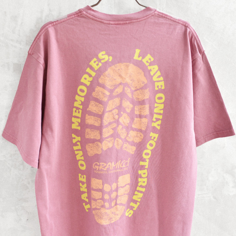 Footprints Tee Pigment Dyed