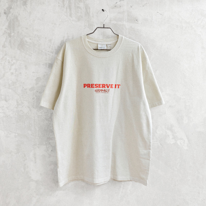 Footprints Tee Pigment Dyed 2