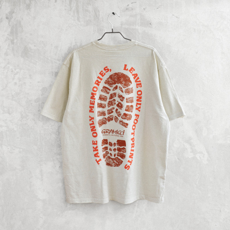 Footprints Tee Pigment Dyed