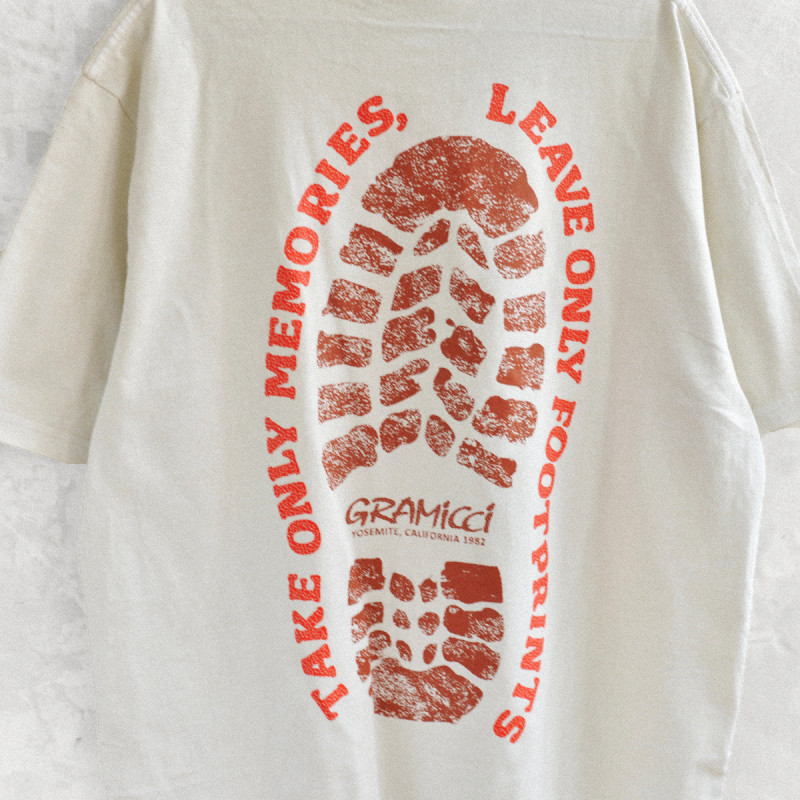 Footprints Tee Pigment Dyed